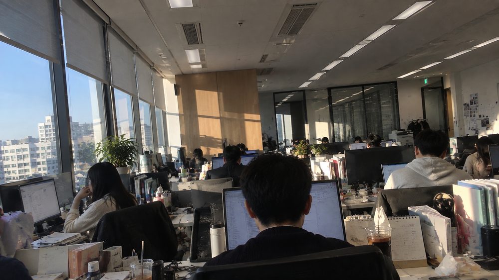 지원 서류 작업 화면